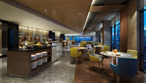 Daily buffet breakfast for a fee