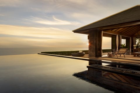 Grand Residence Pool Villa | Egyptian cotton sheets, premium bedding, down comforters, pillowtop beds