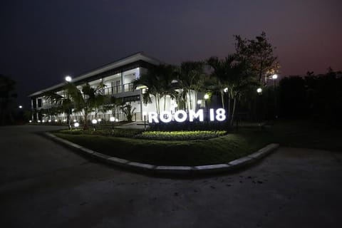 Front of property - evening/night