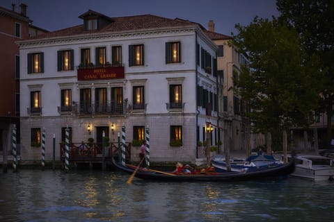 Front of property - evening/night