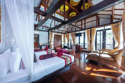 Two-Bedroom Pool Villa | Premium bedding, minibar, in-room safe, blackout drapes