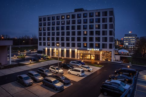 Front of property - evening/night