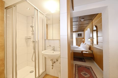 Double Room | Bathroom | Shower, hair dryer, towels