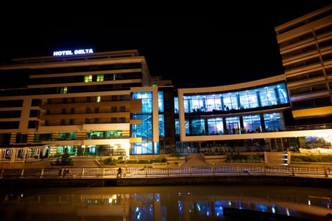 Front of property - evening/night