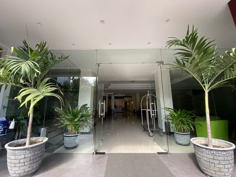 Interior entrance