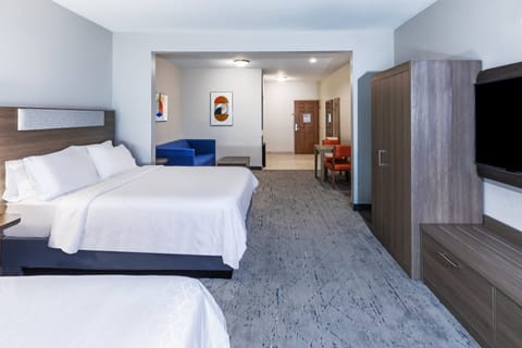 Suite, 2 Queen Beds (Additional Living Area) | Premium bedding, down comforters, individually decorated