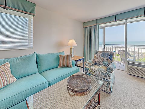 Living Room Opens To Balcony