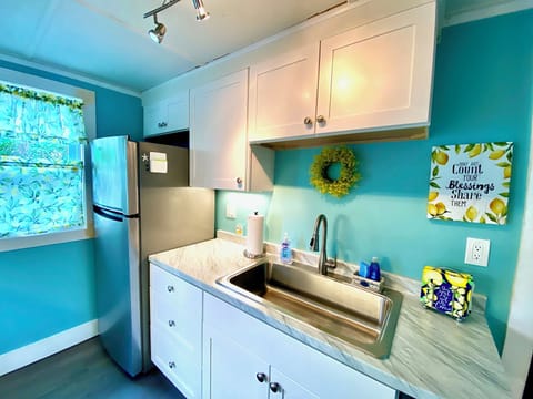 Nice big kitchen sink.