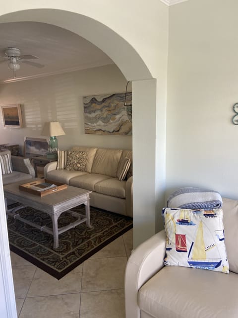 Looking from the Florida room to the living room :)