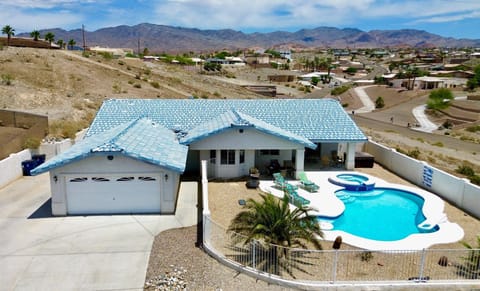 Overhead View:  Home,Pool, RV Lot