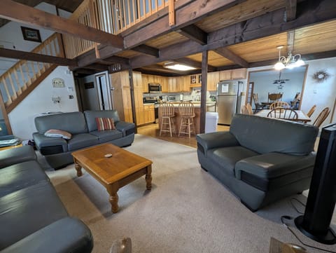 Living Room with Remote Controlled Fireplace - Level 1