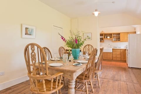 Large dining table seats 10