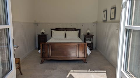 Facing out into the gite garden, the bedrooms are quite for restful nights