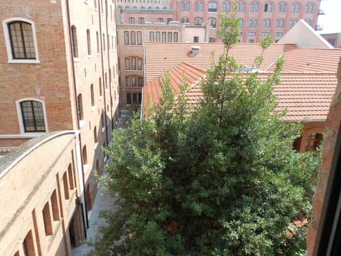 The view from the living room and bedroom