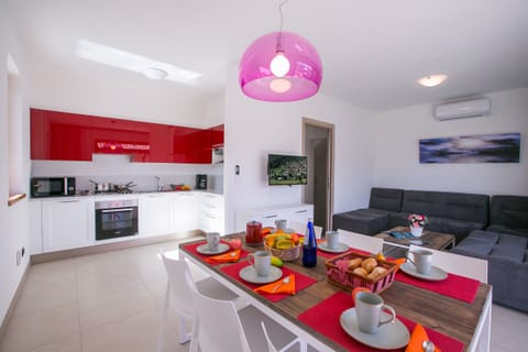 Kitchen and dining area