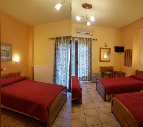 Quadruple Room | Desk, laptop workspace, blackout drapes, free WiFi