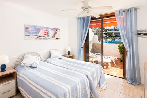 Bright and airy bedroom.