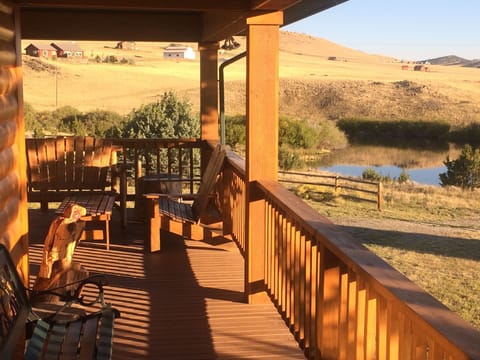 Enjoy the large wrap around deck.  People love hanging out here!