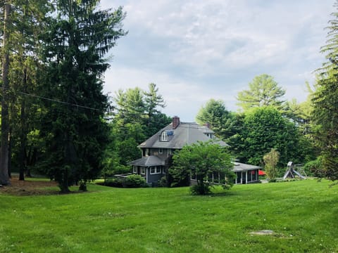 View from the top of the driveway.