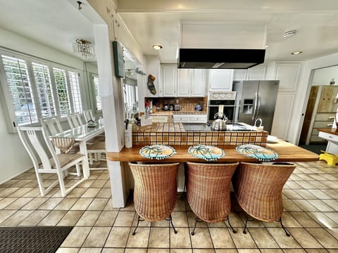 Kitchen and dining room