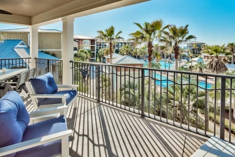 Lounge on the Balcony over the Famous Lagoon Pool