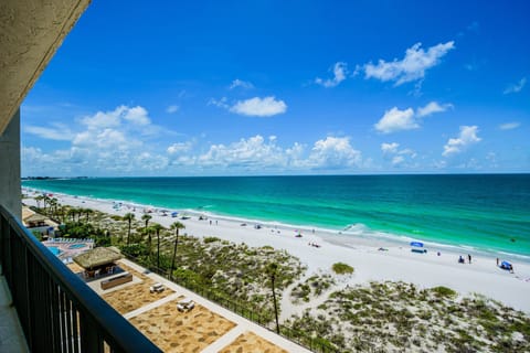 Your quiet beach.  7th floor center is the perfect view. Not too high or too low
