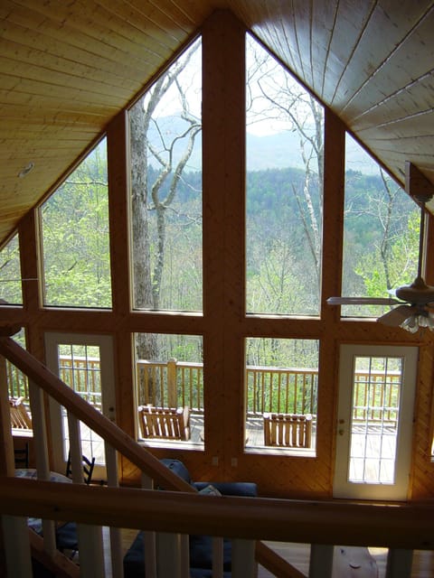 View from upper level bedroom