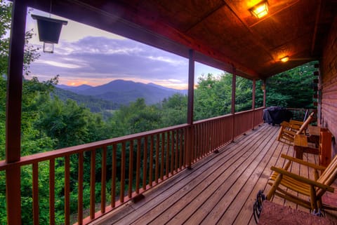 Sit in rockers and watch the sunset.