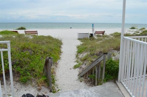 The beach! Access is right accross the two lane road from the condo.