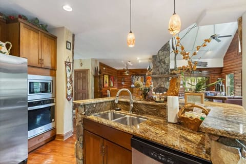 Upscale Kitchen with Large Center Island