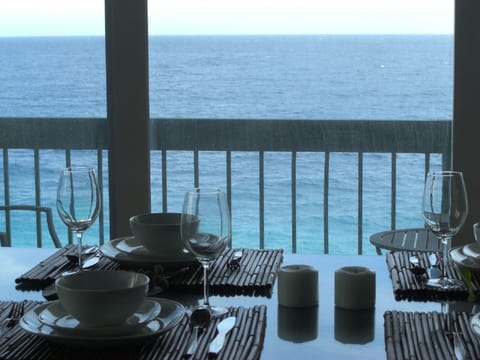 The incredible view from the dining table