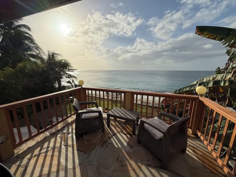 Two bed room patio includes all of top floor with this v