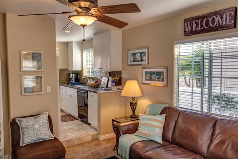 Living Area and Kitchen