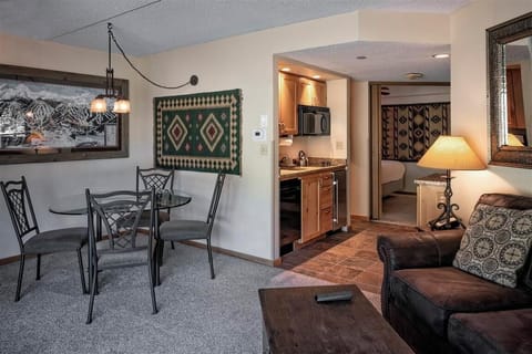 Gather around the dining nook or unwind in the cozy sitting area.