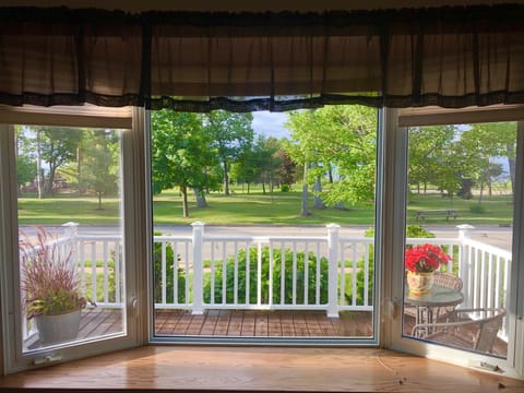 Fantastic view from the front bay window!