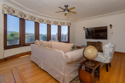 Living room, television with direct t.v. included plus Wifi