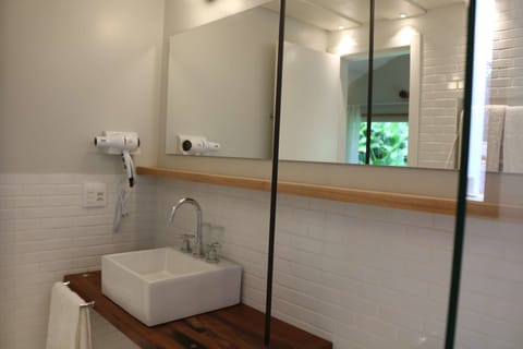 Deluxe Suite, Lake View | Bathroom | Shower, free toiletries, hair dryer, towels