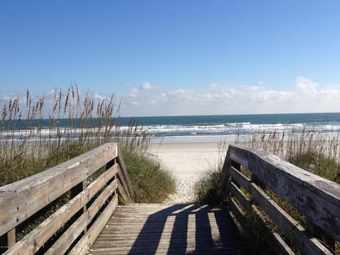 Private beach entrance