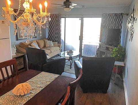 View into the living room.