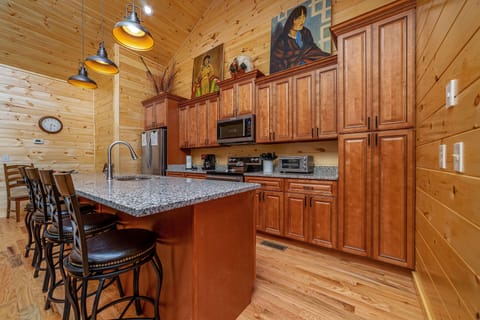 Fully stocked kitchen