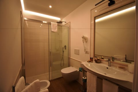 Classic Triple Room | Bathroom | Shower, free toiletries, hair dryer, bidet