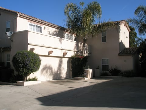 The front of the house 