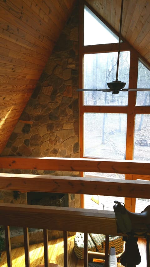 Upstars loft with Futon couch