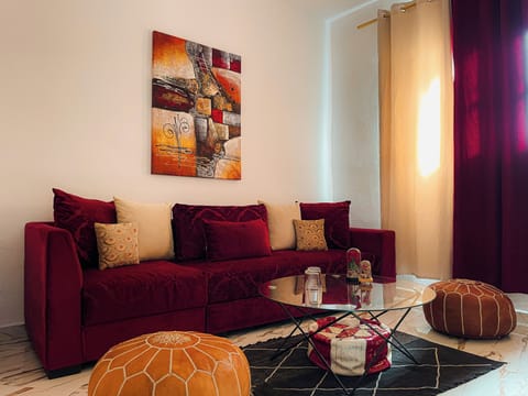 Deluxe Suite, 1 Double Bed with Sofa bed | Living room | 32-inch plasma TV with satellite channels, TV