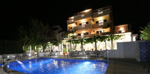 Front of property - evening/night