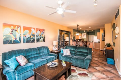 Living Room with both sofa able to recline