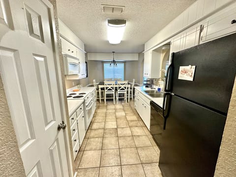 Kitchen with dining area.