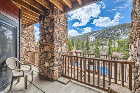 Private Balcony View of Slopes and Hot Tubs