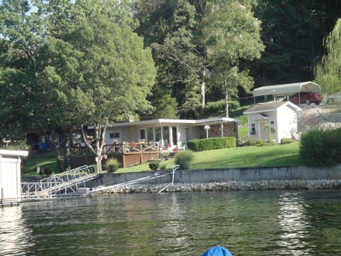 From the water (looking southeast)