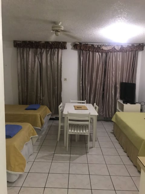 Studio | Living area | 50-inch flat-screen TV with cable channels, TV, DVD player